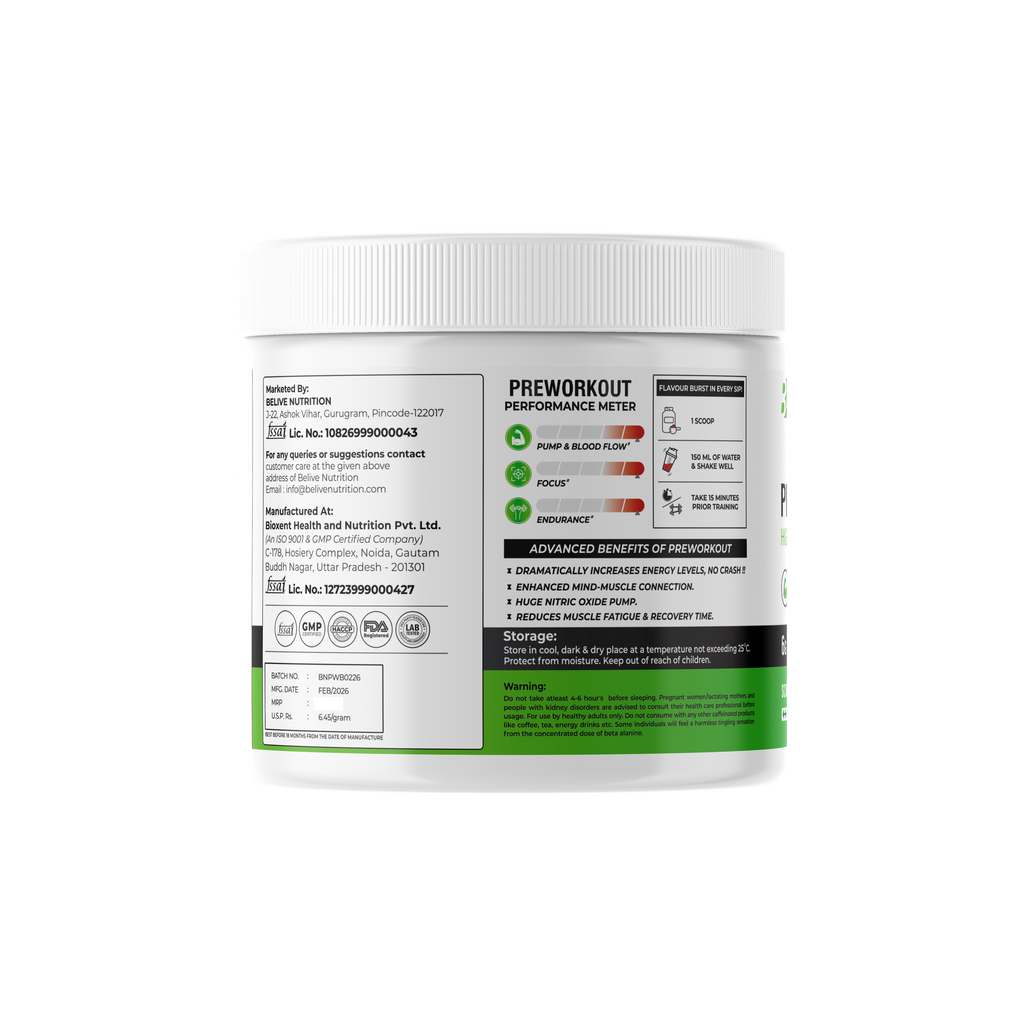 Belive PreWorkout